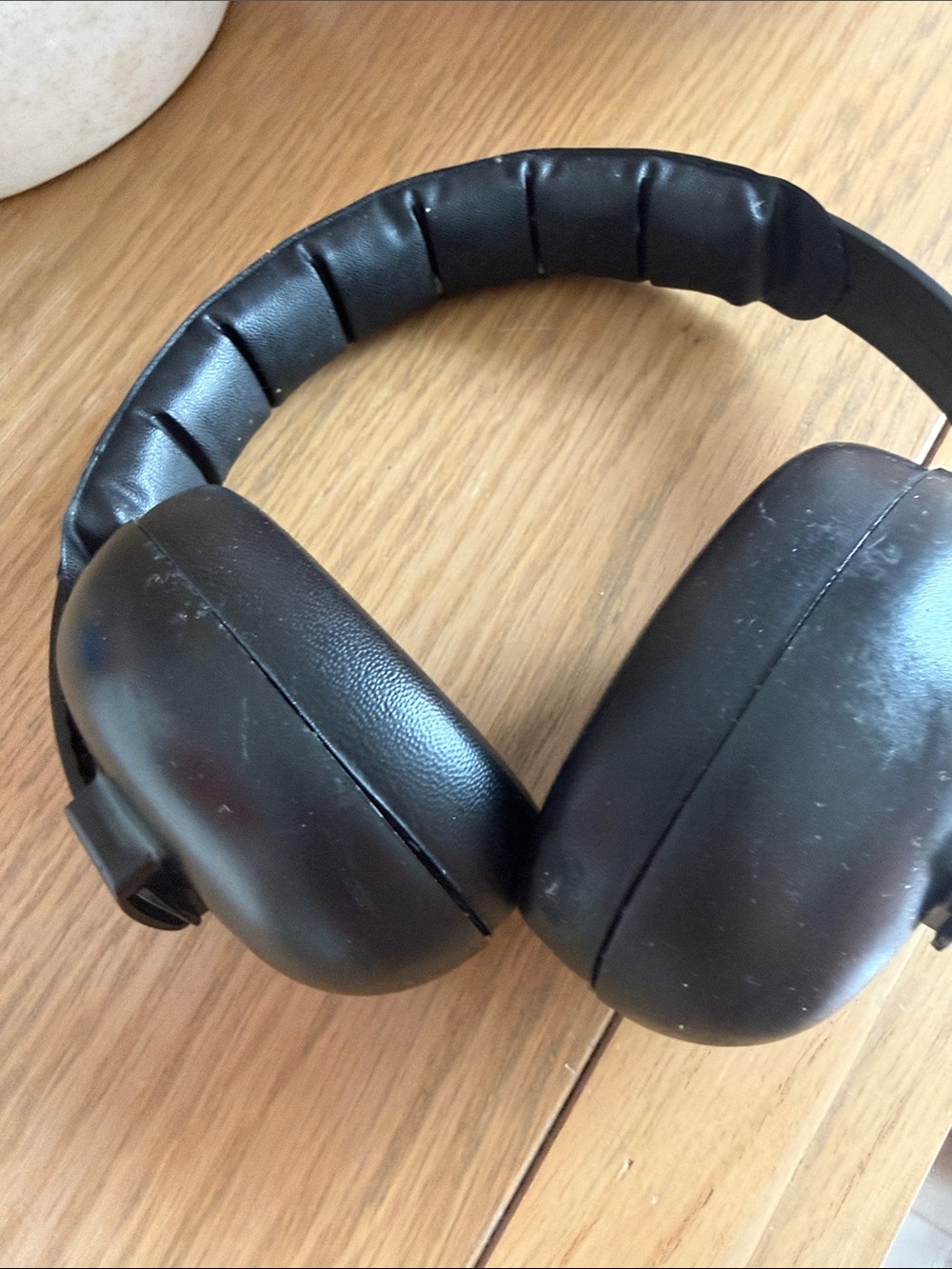 Baby Black Over-Ear Noise Reducing Headphones — Comfortable Cushioned Design